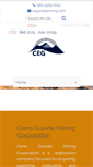 Mobile Screenshot of cegmining.com